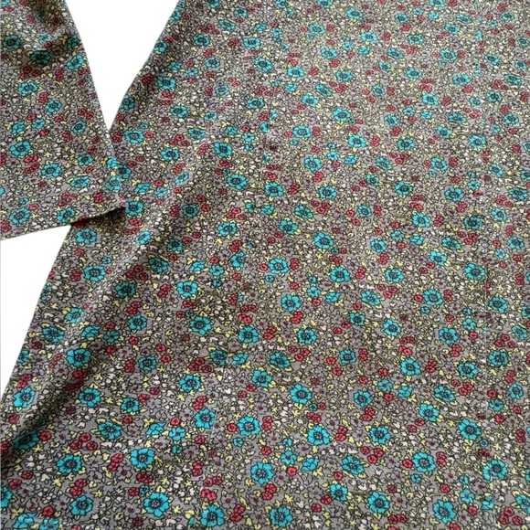 Billabong Colorful BOHO Floral Long Sleeve Stretch Mini Dress Size Medium - Picture 7 of 15